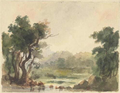 On Beardie [i.e. Beardy] Creek, W.M. Boyd , New South Wales, ca. 1848 [picture] / [Edward Thomson]