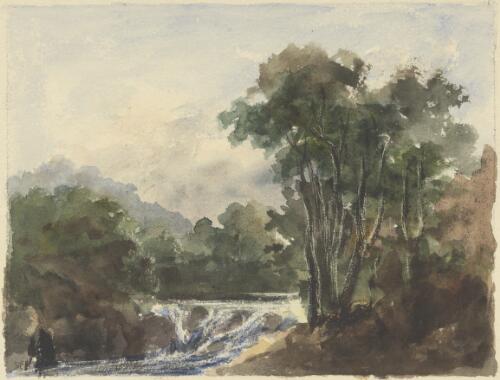 Falls at Grahams Valley, New South Wales, ca. 1848 [picture] / [Edward Thomson]