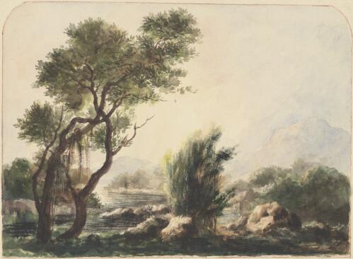On Clarence River near Dr. Dobie's station, New South Wales, ca. 1848 [picture] / [Edward Thomson]