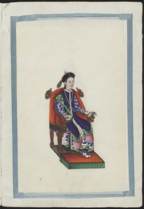 [Qing dai gong ting ren wu sheng huo hua ji. Huang hou = Album of court life and court figures in Qing dynasty China. Empress]