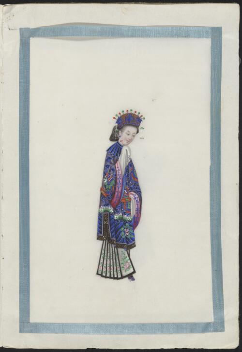 [Qing dai gong ting ren wu sheng huo hua ji. Gui fu ren = Album of court life and court figures in Qing dynasty China. Imperial lady]