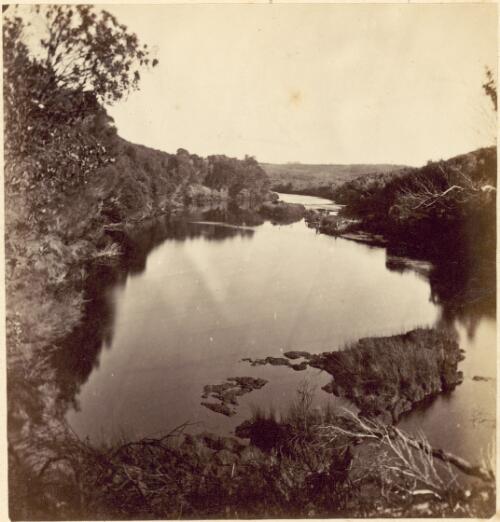 Gippsland lake scene, Victoria, ca. 1868, 2 [picture] / Charles Walter