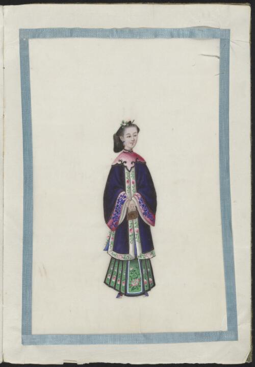 [Qing dai gong ting ren wu sheng huo hua ji. Gui fu ren = Album of court life and court figures in Qing dynasty China. Noblewoman]