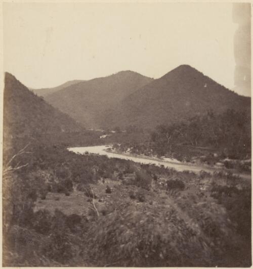 River land scene along the border of New South Wales and Victoria, ca. 1868 [picture] / Charles Walter