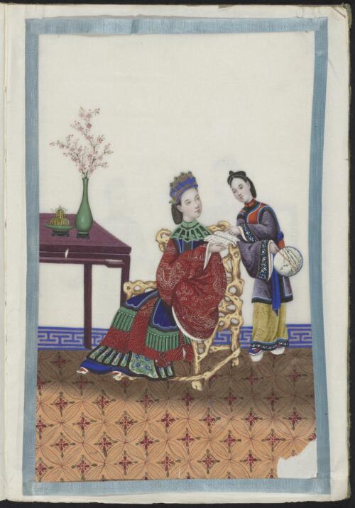 [Qing dai gong ting ren wu sheng huo hua ji. Ren zi = Album of court life and court figures in Qing dynasty China. Recognising words]