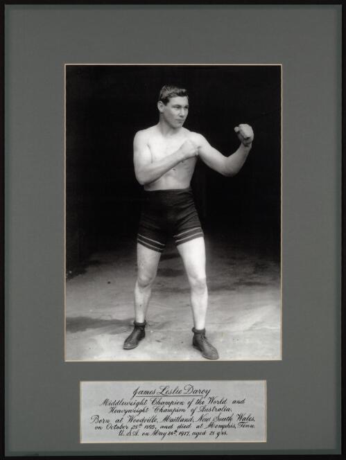 James Leslie Darcy, Middleweight Champion of the World and Heavyweight Champion of Australia [picture]