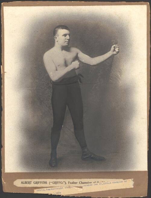 Albert Griffiths "Griffo", Featherweight Champion [of the World] [picture]