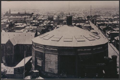 [Cyclorama rotunda on the corner of Fitzroy Street and Victoria Parade, Melbourne] [picture]
