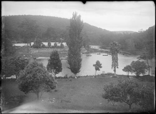 [Playing on oval and boating at Audley, Royal National Park, New South Wales?] [picture]