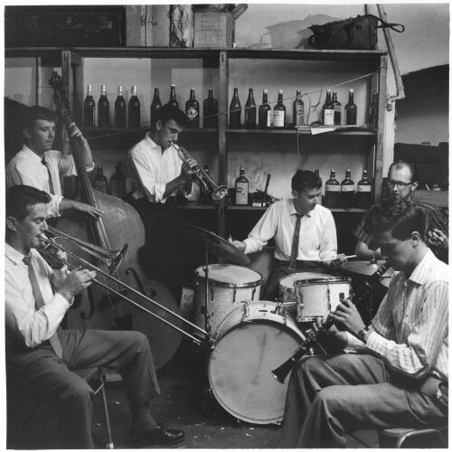 Nat Oliver's jazz band, Sydney, 1959 [picture] / Jeff Carter