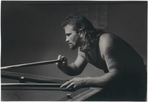 The pool player, Queenstown, Tasmania, 1996 [picture] / Jeff Carter
