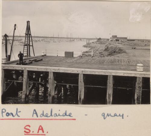 Port Adelaide quay, late 1934 [picture]