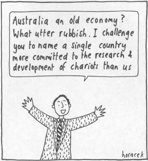Australia an old economy? [picture] / Judy Horacek