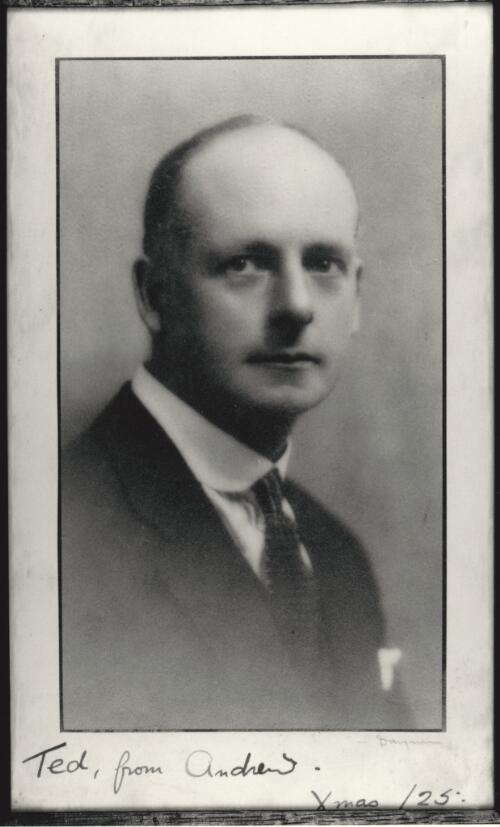 Portrait of Andrew McCunn, conductor for J.C.W [i.e. J.C. Williamson], 1925 [picture]