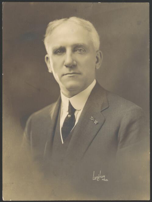 Portrait of Hugh J. Ward, [191-?] [picture] / Langham