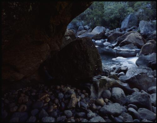 Gordon Gorge, southwest Tasmania, 1990, 2 [transparency] / Peter Dombrovskis