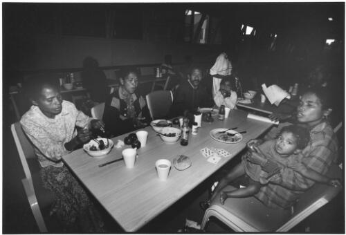 [East Timorese refugees in the dinning area], East Hills Army Base, New South Wales, October 1999 [picture] / John Immig