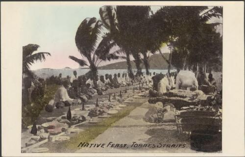 Native feast, Torres Straits, [ca. 1917-1920] [picture]