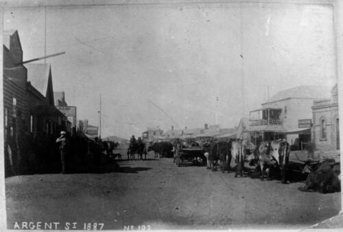 The main street of the silver city in the early days [Broken Hill, New South Wales] [picture]