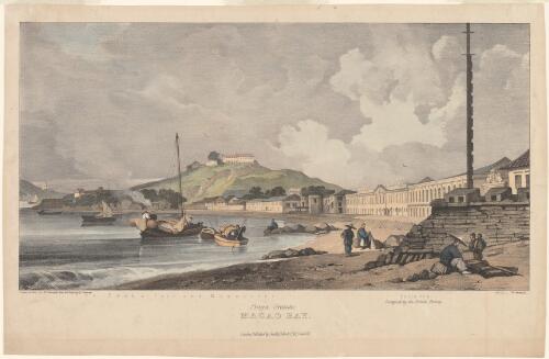 Praya Grande, Macao Bay [picture] / drawn on stone by G.P. Reinagle from the original by Chinnery