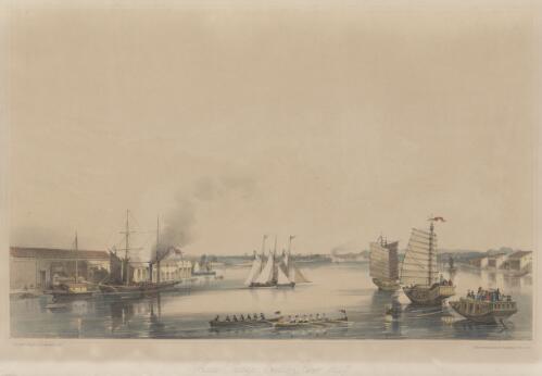 Macao Passage, Canton River 1847 [picture]/ Geo. Robt. West delt.; A. Maclure lith