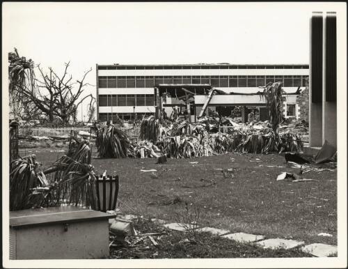 The Reserve Bank in Darwin, destroyed during Cyclone Tracy, 1974 [picture] / Alan Dwyer