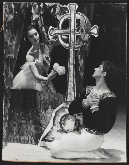 Marilyn Jones and Garth Welch in Act 2 of the Australian Ballet's production of Giselle, ca. 1965 [picture] / James Robinson