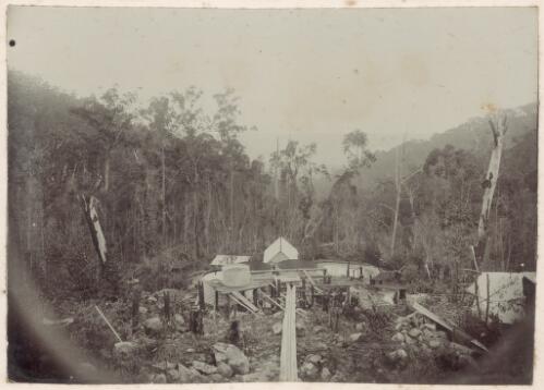 Flume to R.H. Easdown's mine, Mount Dromedary, New South Wales [picture]