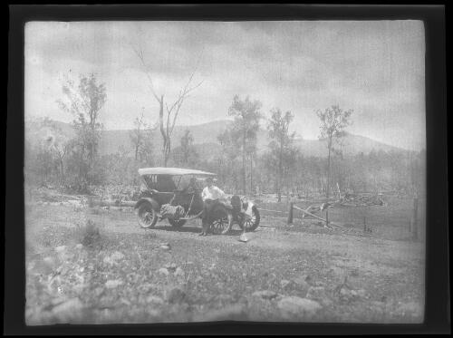 Robinson's Limited Dodge service car on the Old Grafton Road, New South Wales, 1921 or 1922 / Michael Terry
