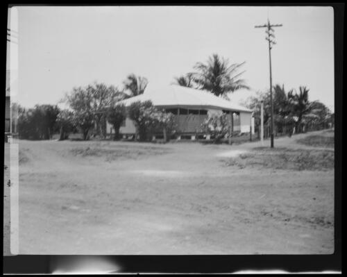 A house surrounded by palm trees, Broome, Western Australia, 1923 / Michael Terry