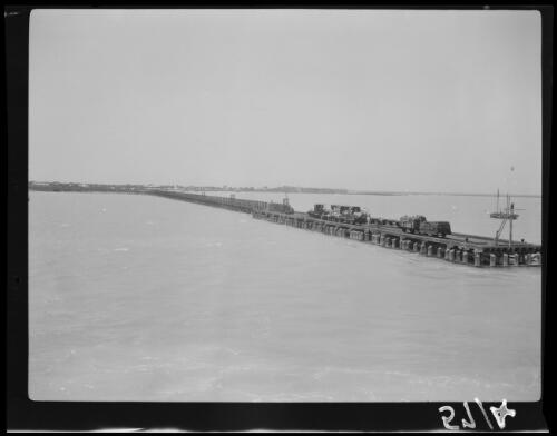 The jetty and the town of Broome in background, Western Australia, October 1923 / Michael Terry