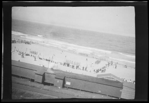 Surf carnival at the beach, Wollongong, New South Wales, approximately 1923 / Michael Terry