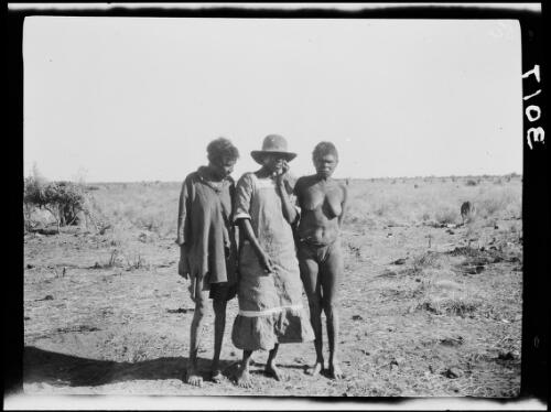 Three Aboriginal Australian women at Billiluna, Western Australia, 1925 / Michael Terry