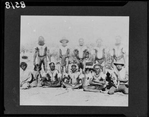 Group portrait of Aboriginal Australian men, Northern Territory, 1925 / Michael Terry
