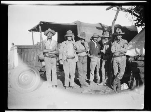 Expedition team by the end of the trip, Mount Morris region, South Australia, 1928, 1 / Michael Terry
