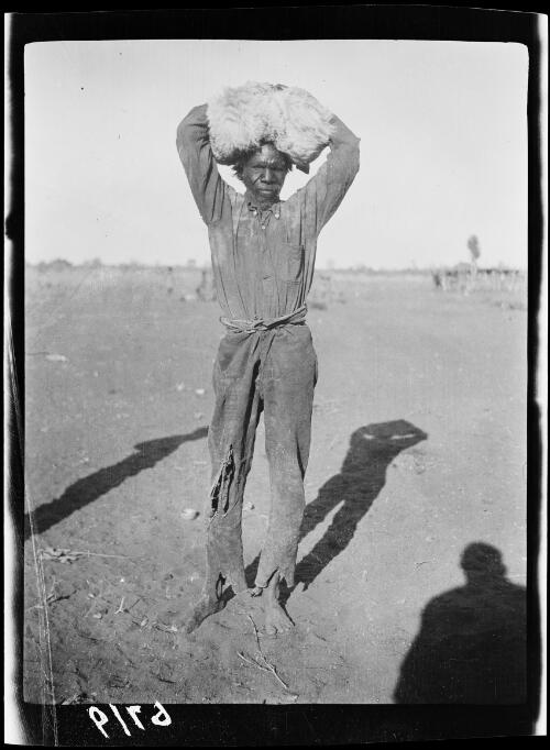 Aboriginal worker at Tanami Police Camp, Northern Territory, 1928 / Michael Terry