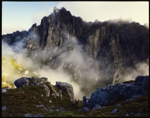Mount Hayes, Western Arthur Range, southwest Tasmania, 1988, 1 [transparency] / Peter Dombrovskis
