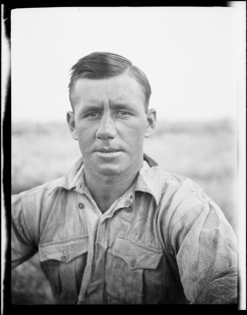Portrait of expedition member Louis Charles Bailey, Central Australia?, approximately 1930 / Michael Terry
