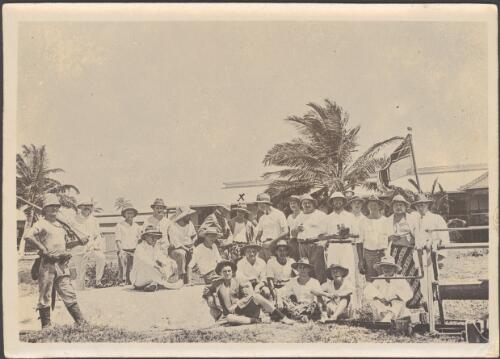Under the German flag, Cocos (Keeling) Islands, November, 1914 [picture]