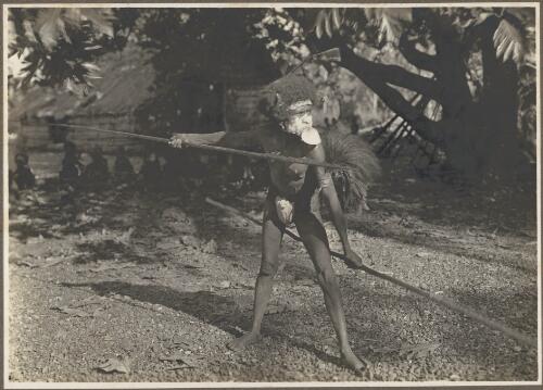 A spearman of Wamira, North Coast [picture] / Frank Hurley