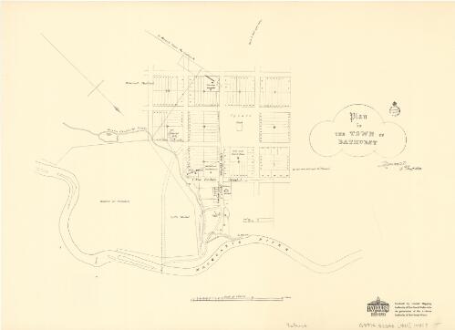 Plan for the town of Bathurst [cartographic material] / T.L. Mitchell