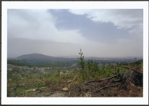 Dust storms over the Woden Valley, mid-afternoon, 8th January 2003 [picture] / Jeff Cutting