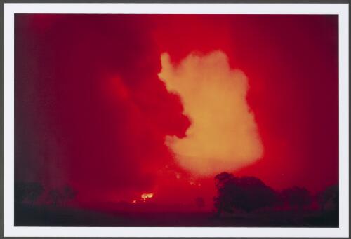 It was a blood red noon, [Cuppacumbalong] entrance track, Naas Road at 1350 hrs, 18 [January] 2003 [picture] / Jeff Cutting