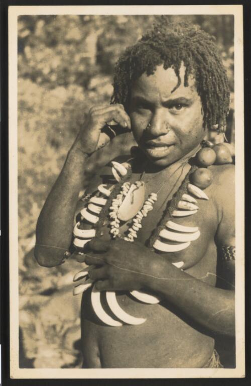 Native woman of Yomo village and environs [Central New Guinea], 1933 [picture]