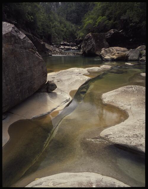 Douglas River Gorge, Douglas-Apsley National Park, east coast, Tasmania, 1989 [transparency] / Peter Dombrovskis