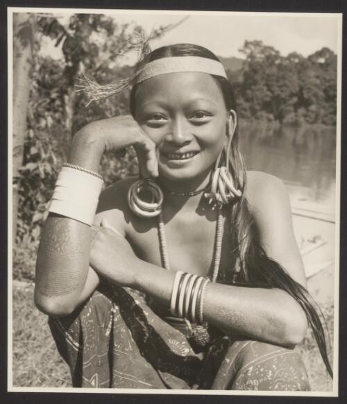 A young Kenyah woman in the Kapit District, Sarawak, 1949 [picture] / Hedda Morrison
