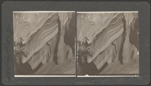 The blankets in Fairy Cave, Buchan, Victoria, 1909 [picture] / Jas H.A. MacDougall, Walden Studios