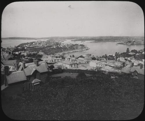 Sydney and Sydney Harbour, ca.1892 [transparency] / Fred Hardie