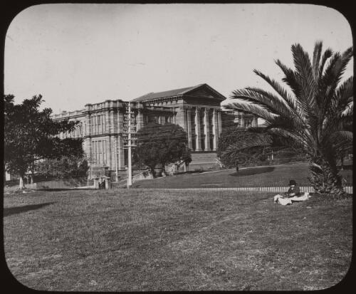 The Museum, College Street, Sydney, ca.1892 [transparency] / Fred Hardie