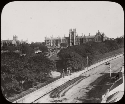Sydney University, Sydney, ca.1892 [transparency] / Fred Hardie